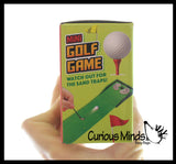 Mini Tabletop Golf Game Set - Indoor Office Table Sport Set Novelty
