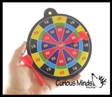 Small Safe Magnetic Dart Board - Dart Game with Darts