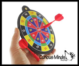 Small Safe Magnetic Dart Board - Dart Game with Darts