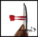 Small Safe Magnetic Dart Board - Dart Game with Darts