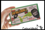 Mini Tabletop Pickleball Game Set - Net, Paddles and Ball - Indoor Office Table Sport Set Novelty