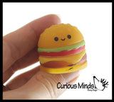 NEW - Fast Food Junk Mochi Squishy - Kawaii -  Cute Individually Wrapped Toys - Sensory, Stress, Fidget Party Favor Toy
