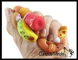 NEW - Fast Food Junk Mochi Squishy - Kawaii -  Cute Individually Wrapped Toys - Sensory, Stress, Fidget Party Favor Toy