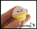 NEW - Fast Food Junk Mochi Squishy - Kawaii -  Cute Individually Wrapped Toys - Sensory, Stress, Fidget Party Favor Toy