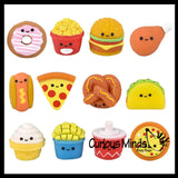 NEW - Fast Food Junk Mochi Squishy - Kawaii -  Cute Individually Wrapped Toys - Sensory, Stress, Fidget Party Favor Toy
