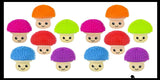 NEW - Puffer Mushroom Ball -  Fungus Indoor Soft Hairy Air-Filled Sensory Ball