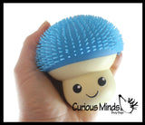 NEW - Puffer Mushroom Ball -  Fungus Indoor Soft Hairy Air-Filled Sensory Ball