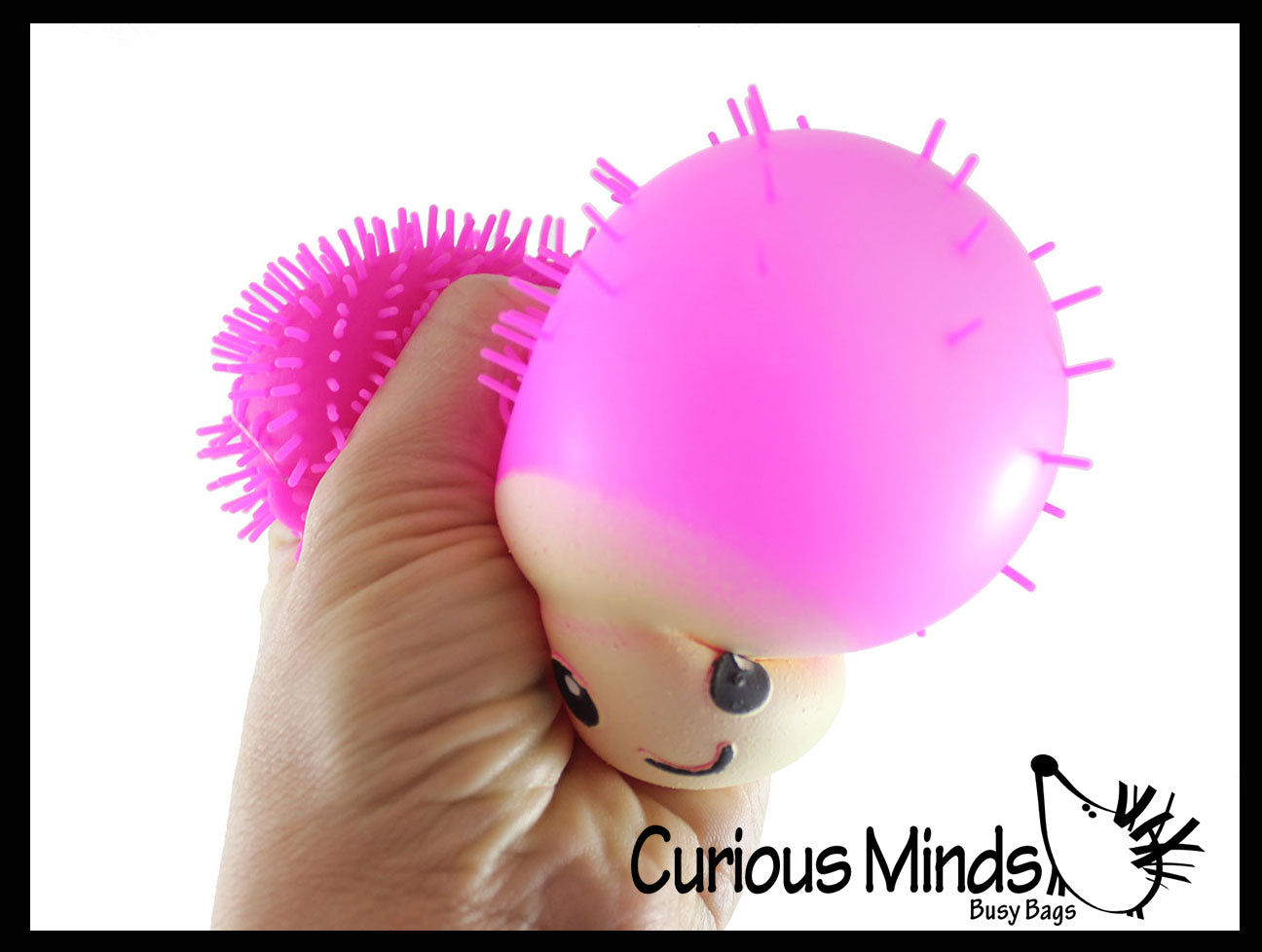 NEW - Puffer Mushroom Ball -  Fungus Indoor Soft Hairy Air-Filled Sensory Ball