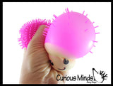 NEW - Puffer Mushroom Ball -  Fungus Indoor Soft Hairy Air-Filled Sensory Ball