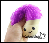 NEW - Puffer Mushroom Ball -  Fungus Indoor Soft Hairy Air-Filled Sensory Ball