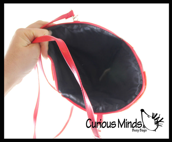 WRINGKIT Cute Mushroom Crossbody Purse – PU Leather Shoulder Bag For Women, Unique Gift Idea