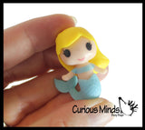 NEW - Cute Mystical Creatures Mini Figurines - Collectible Prizes and Rewards - Mermaid, Dragon, Unicorn, Alien, Bigfoot, Gnome