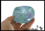 NeeDoh Swirl Nice Cube Ice Sugar Ball - Thick Glue/Gel Stretch Ball - Ultra Squishy and Moldable Slow Rise Relaxing Sensory Fidget Stress Toy Nee doh