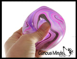 NeeDoh Swirl Nice Cube Ice Sugar Ball - Thick Glue/Gel Stretch Ball - Ultra Squishy and Moldable Slow Rise Relaxing Sensory Fidget Stress Toy Nee doh