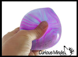 NeeDoh Swirl Nice Cube Ice Sugar Ball - Thick Glue/Gel Stretch Ball - Ultra Squishy and Moldable Slow Rise Relaxing Sensory Fidget Stress Toy Nee doh
