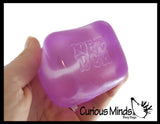 Nee Doh Nice Cube Ice Sugar Ball - Thick Glue/Gel Stretch Ball - Ultra Squishy and Moldable Slow Rise Relaxing Sensory Fidget Stress Toy