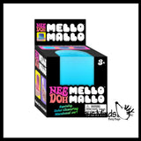 NEW - NeeDoh Mello Mallo Soft Doh Filled Stretch Ball - Ultra Squishy and Moldable Relaxing Sensory Fidget Stress Toy Nee Doh Color Change UV Sensitive