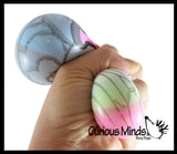 NeeDoh Press-Doh Blank Black and White Color Changing Soft Doh Filled Stretch Ball - Ultra Squishy and Moldable Relaxing Sensory Fidget Stress Toy Nee Doh