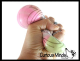 NeeDoh Press-Doh Blank Black and White Color Changing Soft Doh Filled Stretch Ball - Ultra Squishy and Moldable Relaxing Sensory Fidget Stress Toy Nee Doh