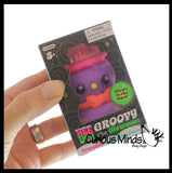 LAST CHANCE - LIMITED STOCK - Nee-Doh Glowman - Glow in Dark Snow Man Soft Doh Filled Crunchy Stretch Ball - Sounds Like Walking in Snow -  Relaxing Sensory Fidget Stress Toy Snowball Needoh