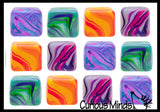 NeeDoh Swirl Nice Cube Ice Sugar Ball - Thick Glue/Gel Stretch Ball - Ultra Squishy and Moldable Slow Rise Relaxing Sensory Fidget Stress Toy Nee doh