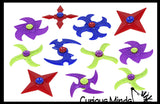 Mini Ninja Fidget Spinners - Fidget Toy - Sensory Stress Toy - Tiny Hand Spinner Toy - Party Favors