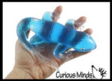 NEW - Jumbo Gooey Lizard Fidget Stress Toy - Large Gel Filled Sensory Toy Sugar