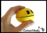 Pac Man Stress Ball - Squeeze to Open and Close Mouth - Munching Fidget PacMan