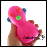 Panic Pete - Bright Color Pop Out Eyes and Ears - Squeeze Fun Office School Fidget - Anxiety ADHD