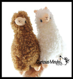 NEW - Wooly Alpaca Stuffed Animal Toy - Soft Animal Plushie  Stuffie. Llama- Soft Snuggly Toy