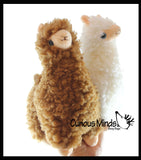 NEW - Wooly Alpaca Stuffed Animal Toy - Soft Animal Plushie  Stuffie. Llama- Soft Snuggly Toy