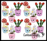 Plush Plant - Potted Flowers and Mushrooms - Cute Artificial Home Decor - Cute Stuffed Animal
