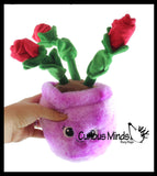 Plush Plant - Potted Flowers and Mushrooms - Cute Artificial Home Decor - Cute Stuffed Animal