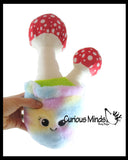 Plush Plant - Potted Flowers and Mushrooms - Cute Artificial Home Decor - Cute Stuffed Animal