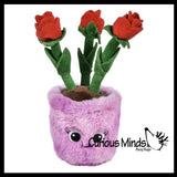 Plush Plant - Potted Flowers and Mushrooms - Cute Artificial Home Decor - Cute Stuffed Animal