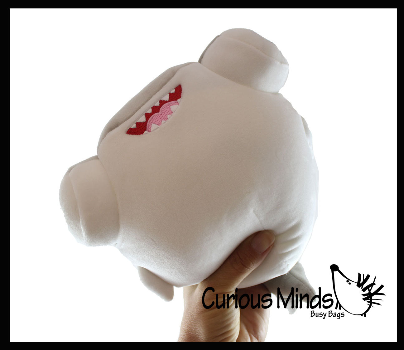 Plush Hammerhead Shark with Googly Eyes Stuffed Animal Toy - Soft Squishy Sea Aquatic Animal