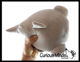 Plush Hammerhead Shark with Googly Eyes Stuffed Animal Toy - Soft Squishy Sea Aquatic Animal