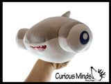 Plush Hammerhead Shark with Googly Eyes Stuffed Animal Toy - Soft Squishy Sea Aquatic Animal