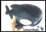 Plush Orca Killer Whale Stuffed Animal Toy - Soft Squishy Sea Aquatic Animal