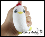 Plush Farm Animal Sugar Ball - Thick Glue/Gel Stretch Ball - Molasses Syrup Ultra Squishy and Moldable Slow Rise Relaxing Sensory Fidget Stress Toy