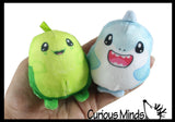 Plush Ocean Sealife Animal Sugar Ball - Thick Glue/Gel Stretch Ball - Molasses Syrup Ultra Squishy and Moldable Slow Rise Relaxing Sensory Fidget Stress Toy
