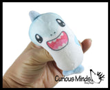 Plush Ocean Sealife Animal Sugar Ball - Thick Glue/Gel Stretch Ball - Molasses Syrup Ultra Squishy and Moldable Slow Rise Relaxing Sensory Fidget Stress Toy
