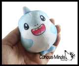 Plush Ocean Sealife Animal Sugar Ball - Thick Glue/Gel Stretch Ball - Molasses Syrup Ultra Squishy and Moldable Slow Rise Relaxing Sensory Fidget Stress Toy