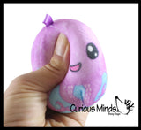 Plush Ocean Sealife Animal Sugar Ball - Thick Glue/Gel Stretch Ball - Molasses Syrup Ultra Squishy and Moldable Slow Rise Relaxing Sensory Fidget Stress Toy