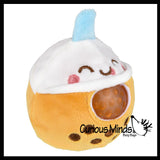Plush Bubble Tea Drink Water Bead Filled Squeeze Stress Balls - Sensory, Stress, Fidget Toy Bubble Blow