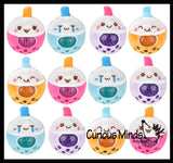 Plush Bubble Tea Drink Water Bead Filled Squeeze Stress Balls - Sensory, Stress, Fidget Toy Bubble Blow