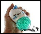 Plush Bubble Tea Drink Water Bead Filled Squeeze Stress Balls - Sensory, Stress, Fidget Toy Bubble Blow