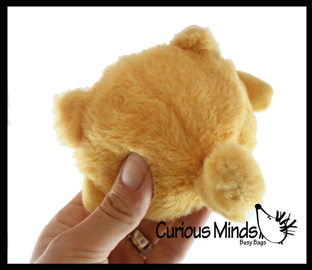 Plush Dog Animal Water Bead Filled Squeeze Stress Balls - Sensory, Stress, Fidget Toy PBJ Bubble Blow Doggy Puppy