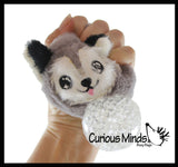 Plush Dog Animal Water Bead Filled Squeeze Stress Balls - Sensory, Stress, Fidget Toy PBJ Bubble Blow Doggy Puppy