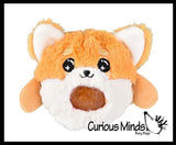 Plush Dog Animal Water Bead Filled Squeeze Stress Balls - Sensory, Stress, Fidget Toy PBJ Bubble Blow Doggy Puppy
